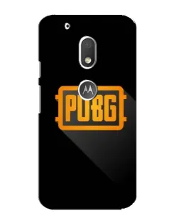 Чехол для Motorola MOTO G4 Play с картинкой «PUBG — рамка лого»