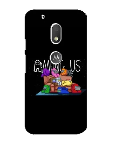 Чехол для Motorola MOTO G4 Play с картинкой «Логотип Among Us» Чехол для Motorola MOTO G4 Play с картинкой «Логотип Among Us»