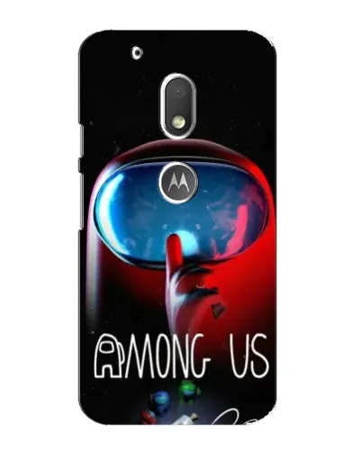 Чехол для Motorola MOTO G4 Play с картинкой «Красный импостер — макро» Чехол для Motorola MOTO G4 Play с картинкой «Красный импостер — макро»