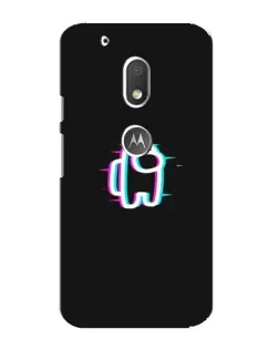 Чехол для Motorola MOTO G4 Play с картинкой «Among Us неон»