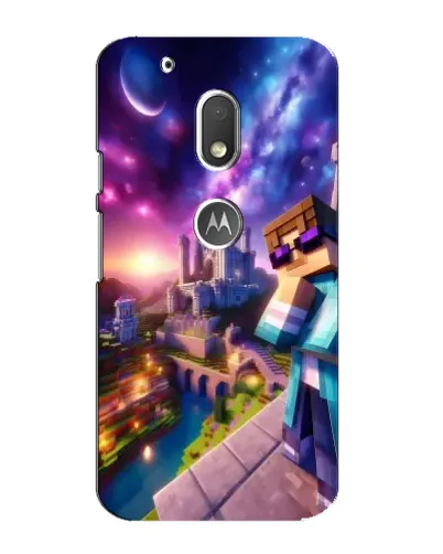 Чехол для Motorola MOTO G4 Play с картинкой «Стив и космос»