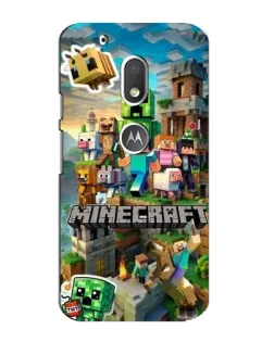 Чехол для Motorola MOTO G4 Play с картинкой «Замок Minecraft» Чехол для Motorola MOTO G4 Play с картинкой «Замок Minecraft»