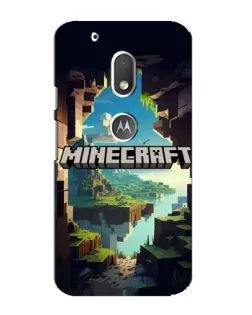 Чехол для Motorola MOTO G4 Play с картинкой «Пещера Майнкрафт» Чехол для Motorola MOTO G4 Play с картинкой «Пещера Майнкрафт»