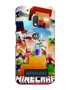 Чехол для Motorola MOTO G4 Play с картинкой «Minecraft герои игры» Чехол для Motorola MOTO G4 Play с картинкой «Minecraft герои игры»