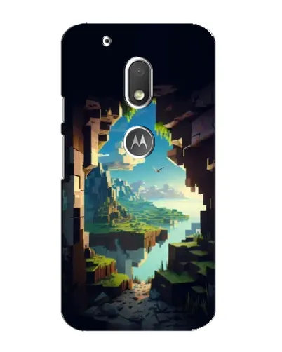 Чехол для Motorola MOTO G4 Play с картинкой «Вид из пещеры»