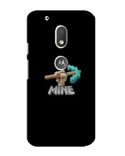 Чехол для Motorola MOTO G4 Play с картинкой «Алмазная кирка»