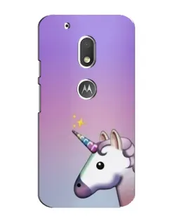 Чехол для Motorola MOTO G4 Play с картинкой «Единорог градиент»