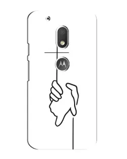 Чехол для Motorola MOTO G4 Play с картинкой «Рука держит» Чехол для Motorola MOTO G4 Play с картинкой «Рука держит»