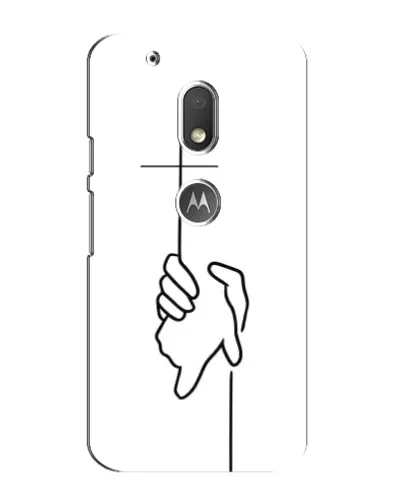 Чехол для Motorola MOTO G4 Play с картинкой «Рука держит»
