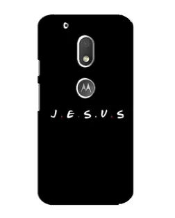 Чехол для Motorola MOTO G4 Play с картинкой «Точки веры J.E.S.U.S.»