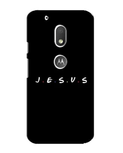 Чехол для Motorola MOTO G4 Play с картинкой «Точки веры J.E.S.U.S.»