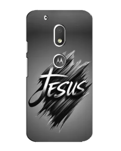 Чехол для Motorola MOTO G4 Play с картинкой «Надпись Jesus Graffiti»