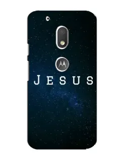 Чехол для Motorola MOTO G4 Play с картинкой «Звездное небо Jesus»