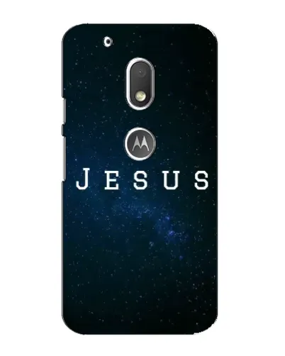 Чехол для Motorola MOTO G4 Play с картинкой «Звездное небо Jesus»