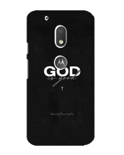 Чехол для Motorola MOTO G4 Play с картинкой «GOD — Бог над всем»