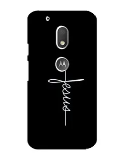 Чехол для Motorola MOTO G4 Play с картинкой «Тонкая линия веры»