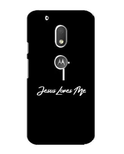 Чехол для Motorola MOTO G4 Play с картинкой «Иисус любит тебя»