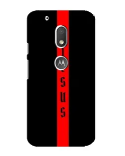 Чехол для Motorola MOTO G4 Play с картинкой «Красная линия веры»