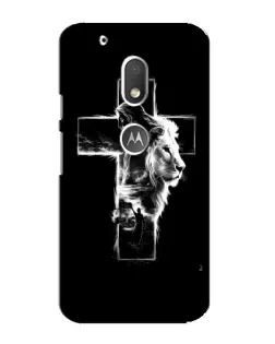 Чохол для Motorola MOTO G4 Play з картинкою «Сяючий хрест Jesus»