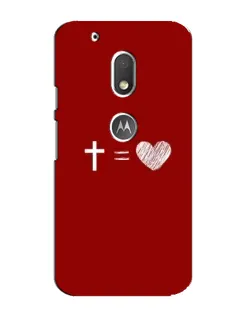 Чохол для Motorola MOTO G4 Play з картинкою «Рівняння любові»