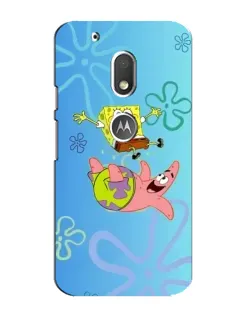 Чехол для Motorola MOTO G4 Play с картинкой «Спанч Боб и Патрик»
