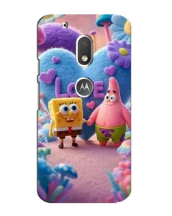 Чехол для Motorola MOTO G4 Play с картинкой «Губка Боб Патрик»