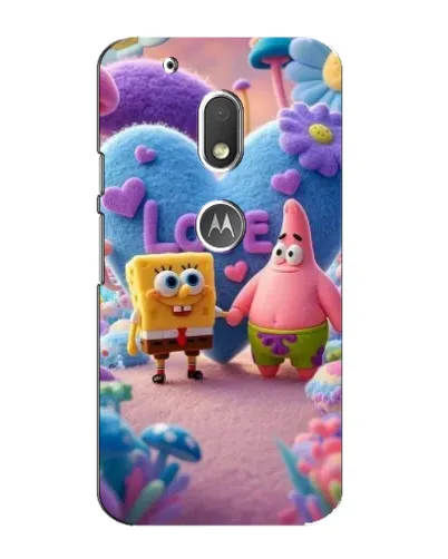 Чехол для Motorola MOTO G4 Play с картинкой «Губка Боб Патрик»