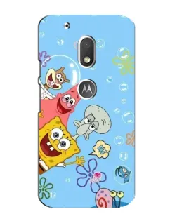 Чехол для Motorola MOTO G4 Play с картинкой «Веселые пузырьки»