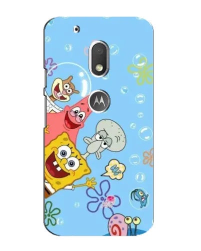 Чехол для Motorola MOTO G4 Play с картинкой «Веселые пузырьки»