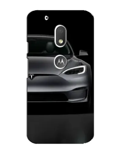 Чехол для Motorola MOTO G4 Play с картинкой «Tesla Model S Look»