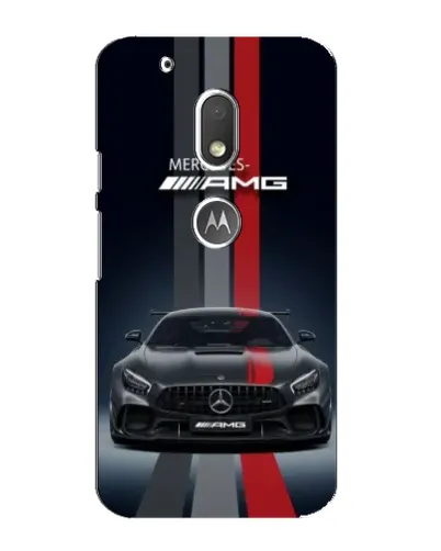 Чехол для Motorola MOTO G4 Play с картинкой «Mercedes — белый карбон»