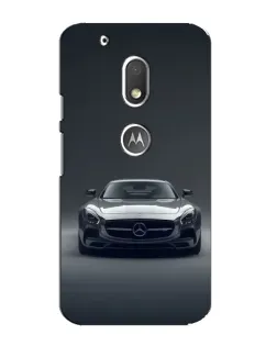 Чехол для Motorola MOTO G4 Play с картинкой «Mercedes на черном»
