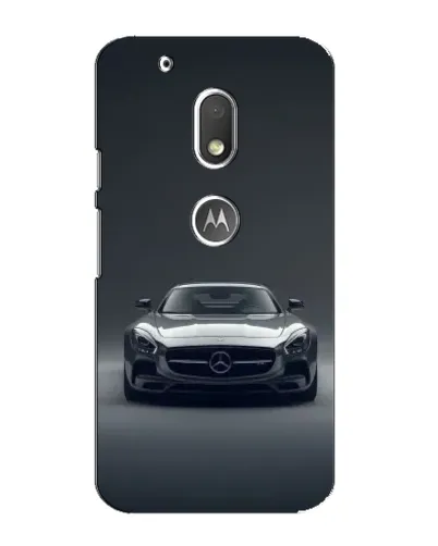 Чехол для Motorola MOTO G4 Play с картинкой «Mercedes на черном»