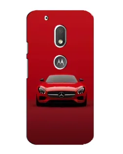 Чехол для Motorola MOTO G4 Play с картинкой «Красный Mercedes AMG»