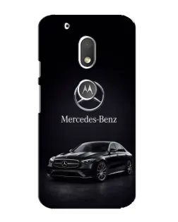 Чехол для Motorola MOTO G4 Play с картинкой «Mercedes — решетка радиатора»