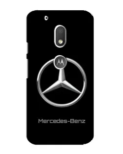 Чехол для Motorola MOTO G4 Play с картинкой «Mercedes Silver Logo»