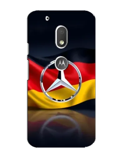 Чехол для Motorola MOTO G4 Play с картинкой «Mercedes — флаг Германии»