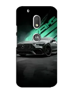Чехол для Motorola MOTO G4 Play с картинкой «Темный Mercedes AMG»