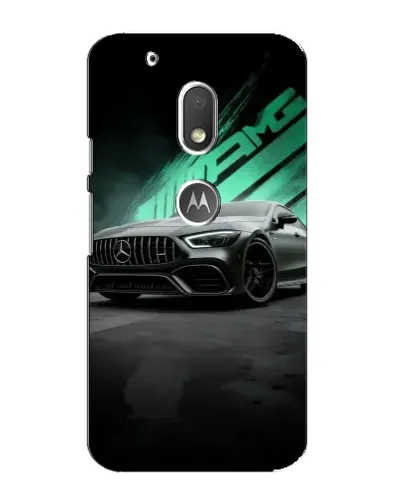 Чехол для Motorola MOTO G4 Play с картинкой «Темный Mercedes AMG»