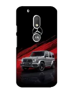 Чехол для Motorola MOTO G4 Play с картинкой «Mercedes G-Class красный»