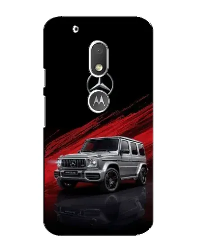 Чехол для Motorola MOTO G4 Play с картинкой «Mercedes G-Class красный»