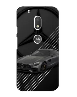 Чехол для Motorola MOTO G4 Play с картинкой «Mercedes AMG — графика»