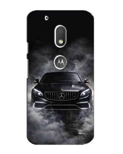 Чехол для Motorola MOTO G4 Play с картинкой «Mercedes в дыму»