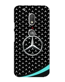 Чехол для Motorola MOTO G4 Play с картинкой «Mercedes — бирюзовый акцент»