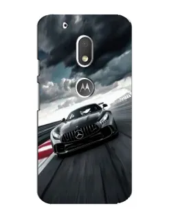 Чехол для Motorola MOTO G4 Play с картинкой «Гоночный Mercedes AMG»