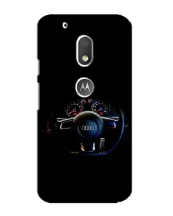 Чехол для Motorola MOTO G4 Play с картинкой «Салон Audi — руль» Чехол для Motorola MOTO G4 Play с картинкой «Салон Audi — руль»