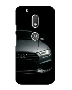 Чехол для Motorola MOTO G4 Play с картинкой «Audi — детализация кузова»