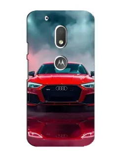 Чохол для Motorola MOTO G4 Play з картинкою «Audi RS — червоний стиль»