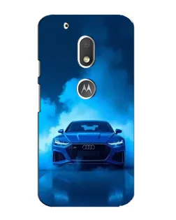 Чохол для Motorola MOTO G4 Play з картинкою «Audi — блакитна енергія»