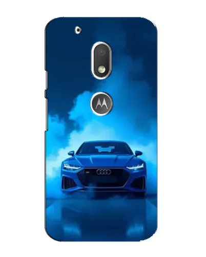 Чохол для Motorola MOTO G4 Play з картинкою «Audi — блакитна енергія» Чохол для Motorola MOTO G4 Play з картинкою «Audi — блакитна енергія»